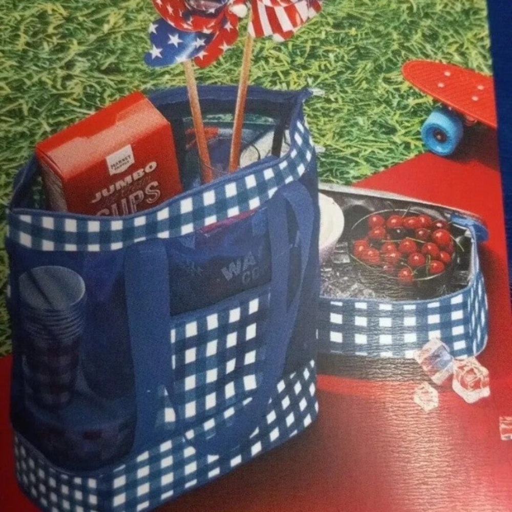 Picnic/beach bag. Mesh